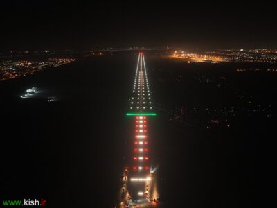 افتتاح پروژه‌های زیرساختی و فناورانه فرودگاه بین‌المللی کیش با حضور وزیر اقتصاد