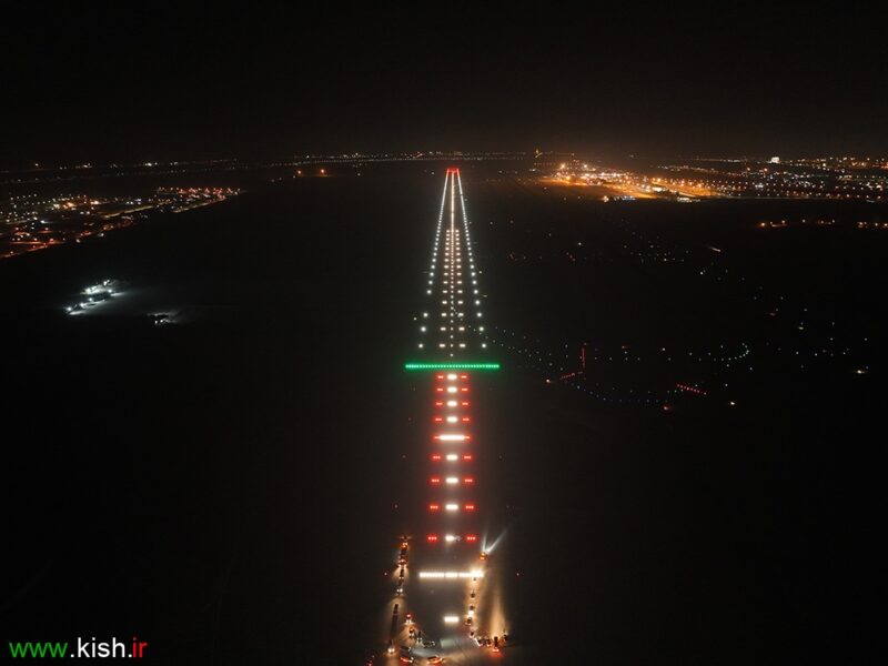 افتتاح پروژه‌های زیرساختی و فناورانه فرودگاه بین‌المللی کیش با حضور وزیر اقتصاد